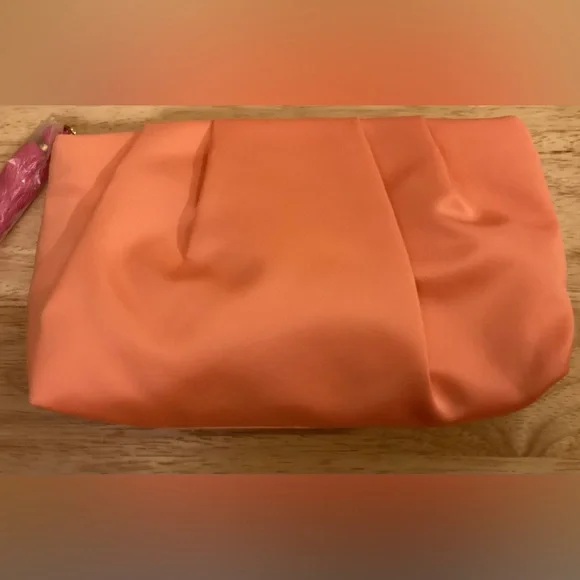 Estée Lauder Cosmetic/makeup bag orange/coral - Picture 3 of 7